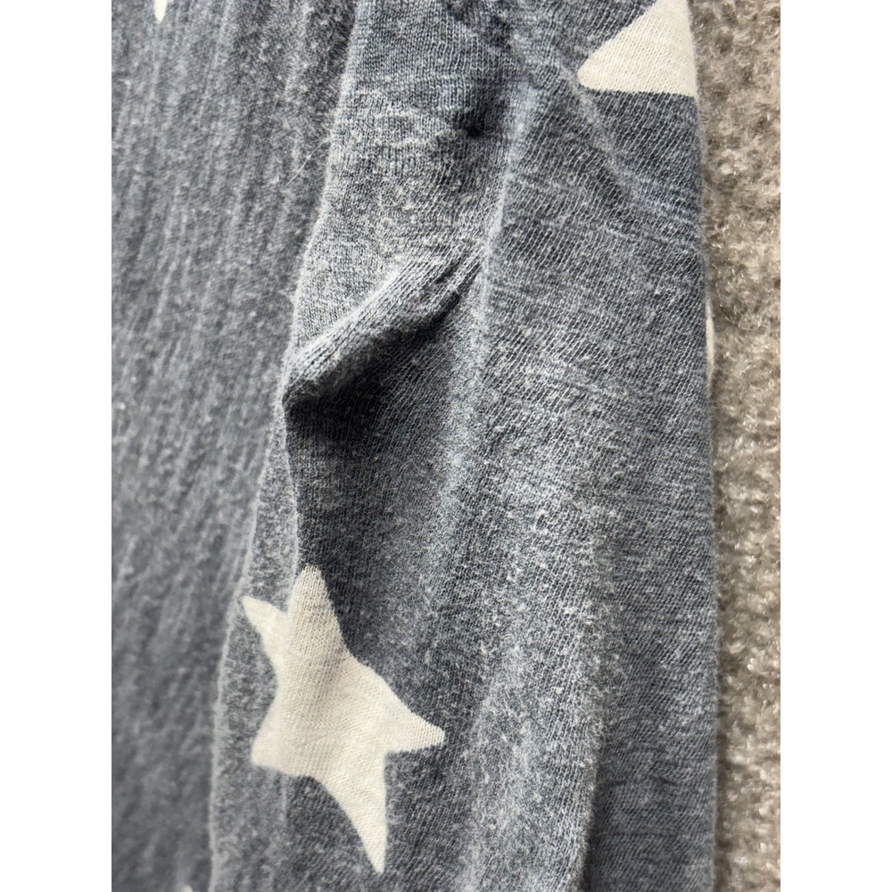 Magnolia Pearl Cardigan Faded Blue Star Print Women One Size Asymmetric *READ* - Picture 3 of 7